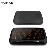 Vorke H18 + Hintergrundbeleuchtung Volle Touchpad Mini Drahtlose Tastatur 2,4 GHz Air Maus für TV Box Pad IPTV PC HTPC HD Player