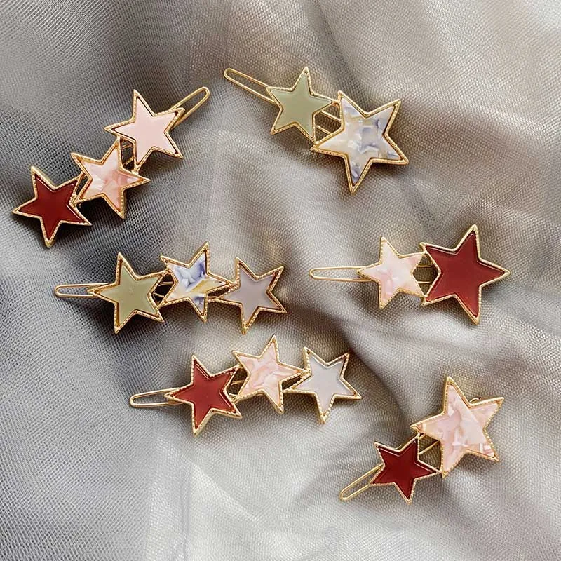 

1PC Hollow Star Hairgrips Women Headwear Geometric Hair Clips for Girls Hairpins Barrettes Hair Accessories