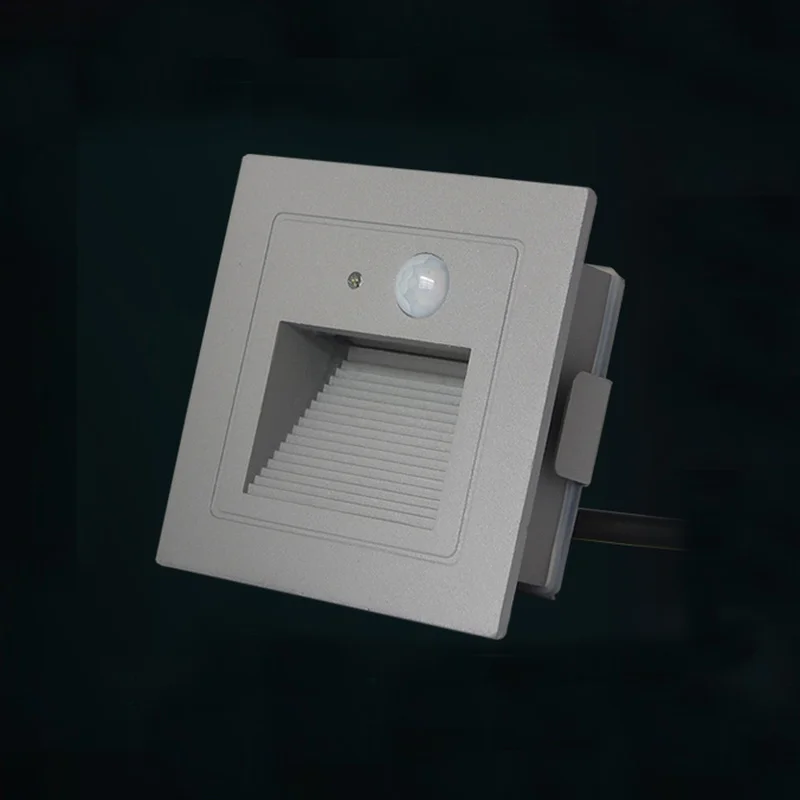 IP65 Светодиодный светильник для лестницы детектор движения PIR + инфракрасный