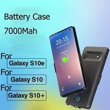 7000 мАч чехол для батареи для samsung S10E внешний аккумулятор чехол для батареи для samsung Galaxy S10 plus чехол для зарядного устройства