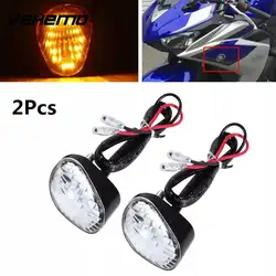 Vehemo мотоциклетные поворотов боковые сигнальная лампа универсальный лампы индикатора светодиодный свет прочный ремонт
