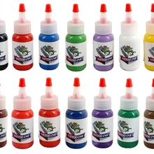 15 шт. Перманентный макияж пигментные чернила татуировки 15 мл/бутылка 1/2 oz смешанный набор цветов оптовые поставки