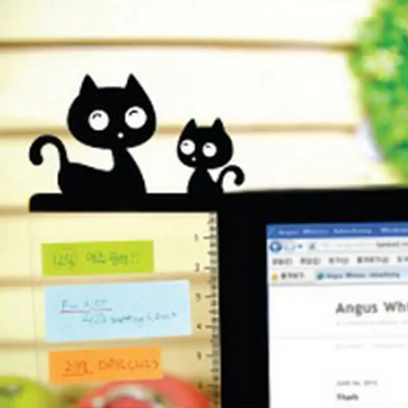 

Computer Monitor Message Board Side Panel Screen Holder Self-adhesive Notes Memo Board Left or right Type W Card Holder