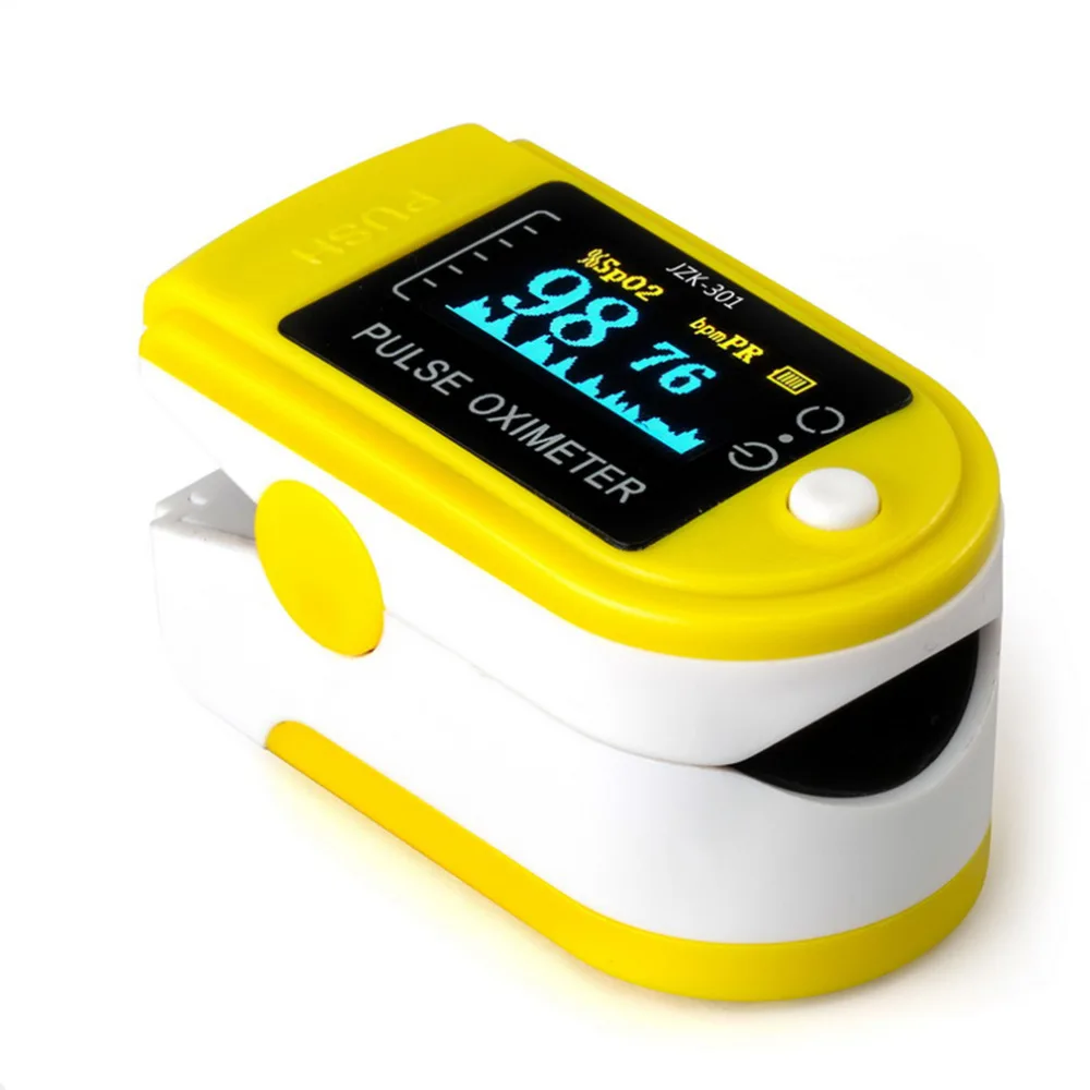 LED Blood Pressure Oxygen Finger Fingertip Pulse Oximeter Oxymeter
