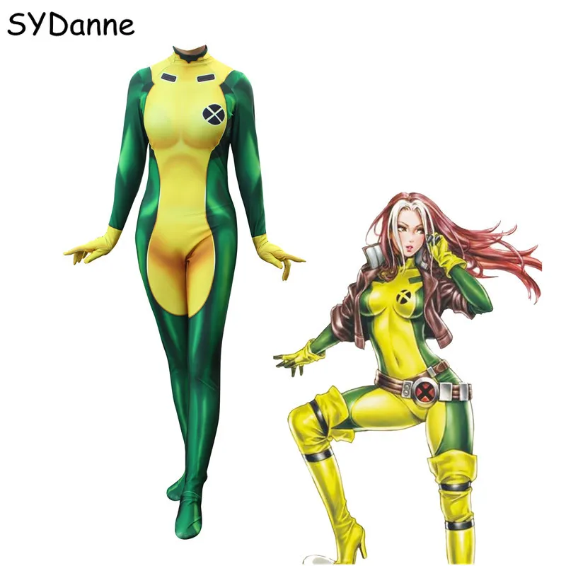 

X-Men Rogue Anna Marie Phoenix Mystique Storm Bodysuits Cosplay Costumes Jumpsuit Suit Costumes For Women Girls Adult Clothing