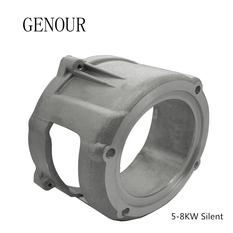 Silent Diesel generator Aluminum Front Bracket for 5-8KW 4 Stroke Air Cooled Diesel Engine powered KAMA Kipor generator parts