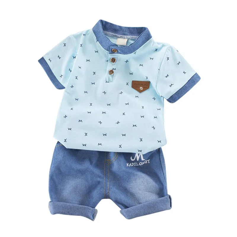 

Baby Clothes T-shirt Newborn Boy Clothing Set Gentleman Tops + Jeans Set Holiday Party Baby Boy Clothes Set Kids Clothing