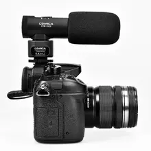 Comica CVM-SV20 Professional Full Metal Stereo on-camera микрофонная система для DSLR камеры смартфона