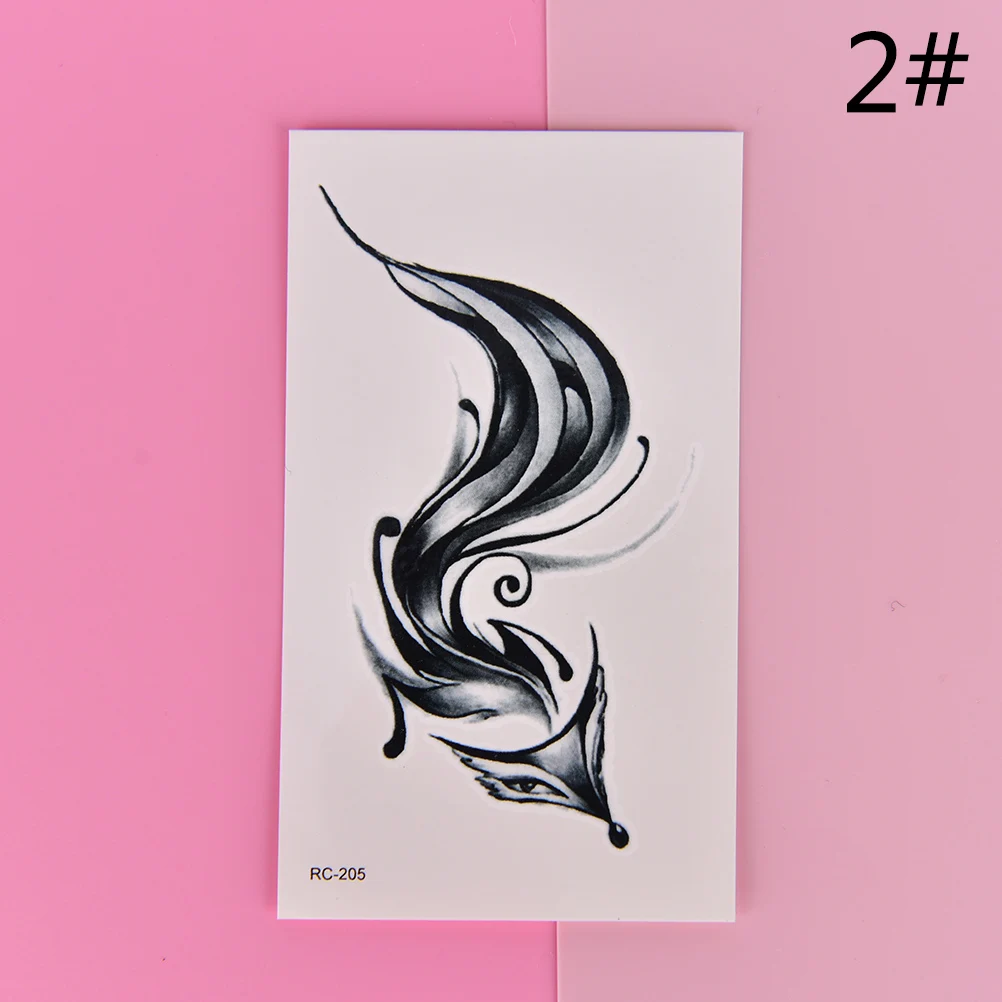 1 лист водостойкая тату наклейка в виде лисы|fox temporary tattoo|waterproof fake tattootattoo for women |