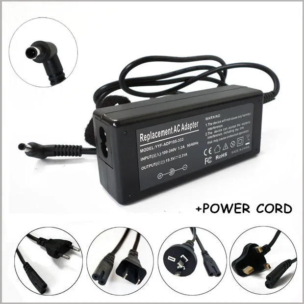 

19.5V 2.31A 45W Laptop AC Adapter Charger For Ordinateur Portable HP 15-F009WM HSTNN-LA40 PA-1450-36HE 740015-001 741727-001