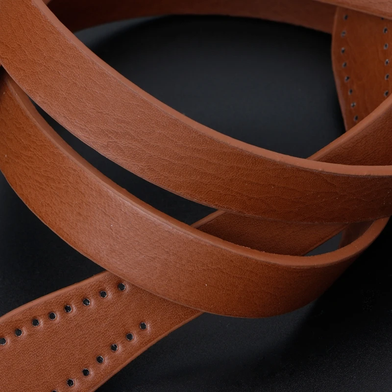 2pcs/lot 60cm long Imitation Leather Bag Handle Shoulder Bag Belt Handle Replacement  Handbag Strap Hand Sewing Leaves KZ0006
