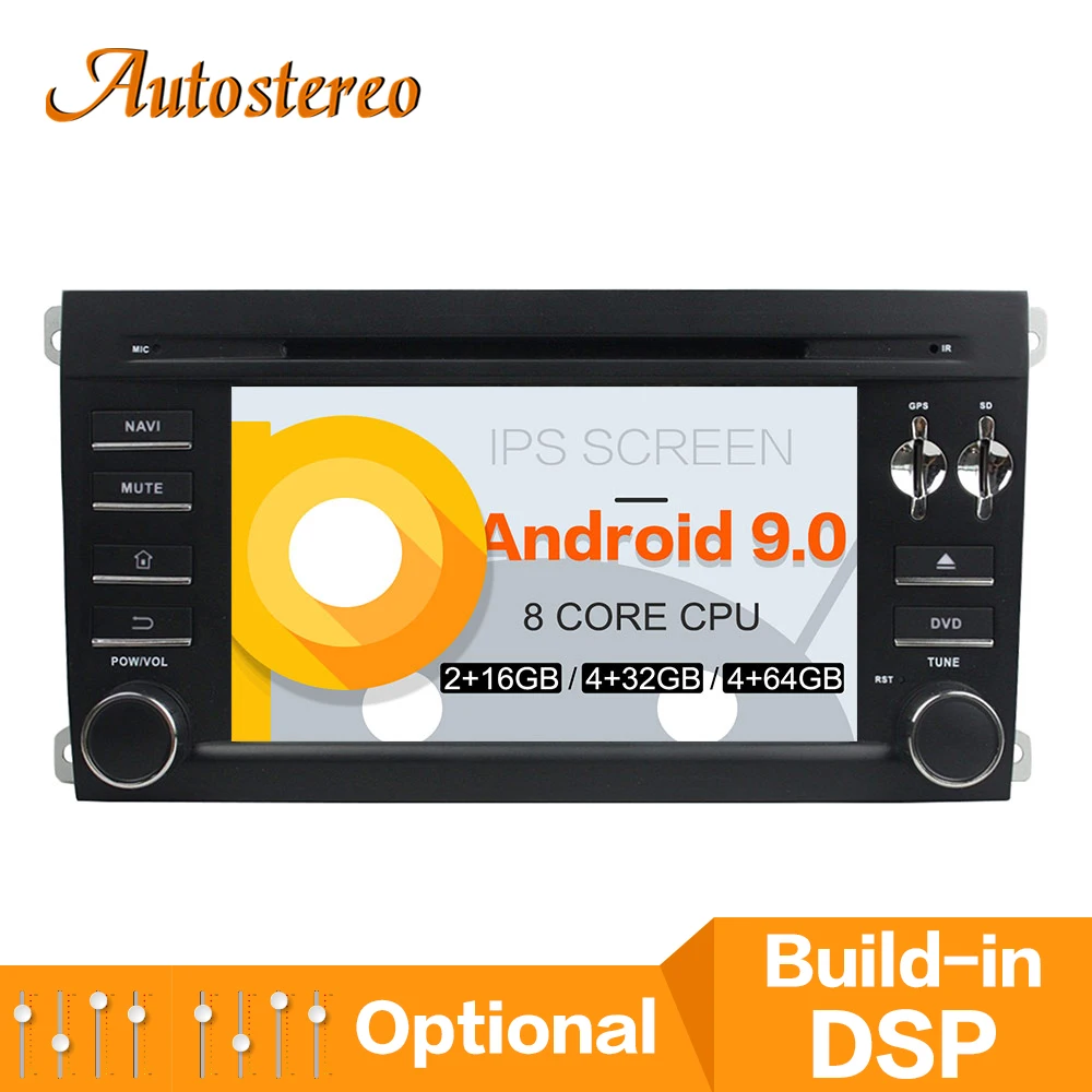 Discount Android 9.0 DSP Car GPS navigation DVD Player For Porsche Cayenne 2003-2010 head unit multimedia player auto radio tape recorder 1 Discount Android 9.0 DSP Car GPS navigation DVD Player For Porsche Cayenne 2003-2010 head unit multimedia player auto radio tape recorder 1