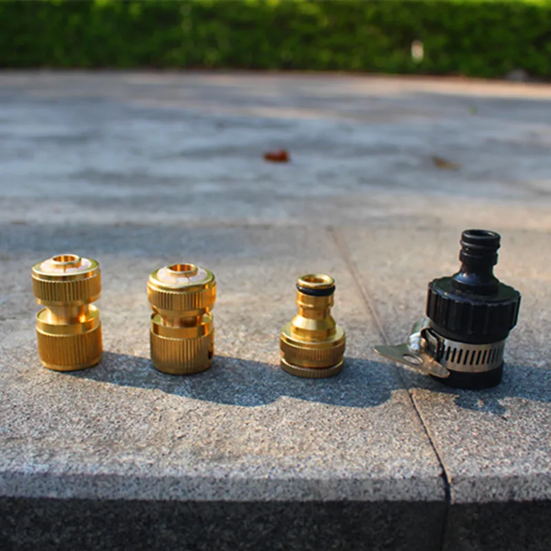 

4PCS Quick Connector Set Plastic Garden Irrigation Quick Connector Set Tap Quick Garden Hose Irrigation ST1002