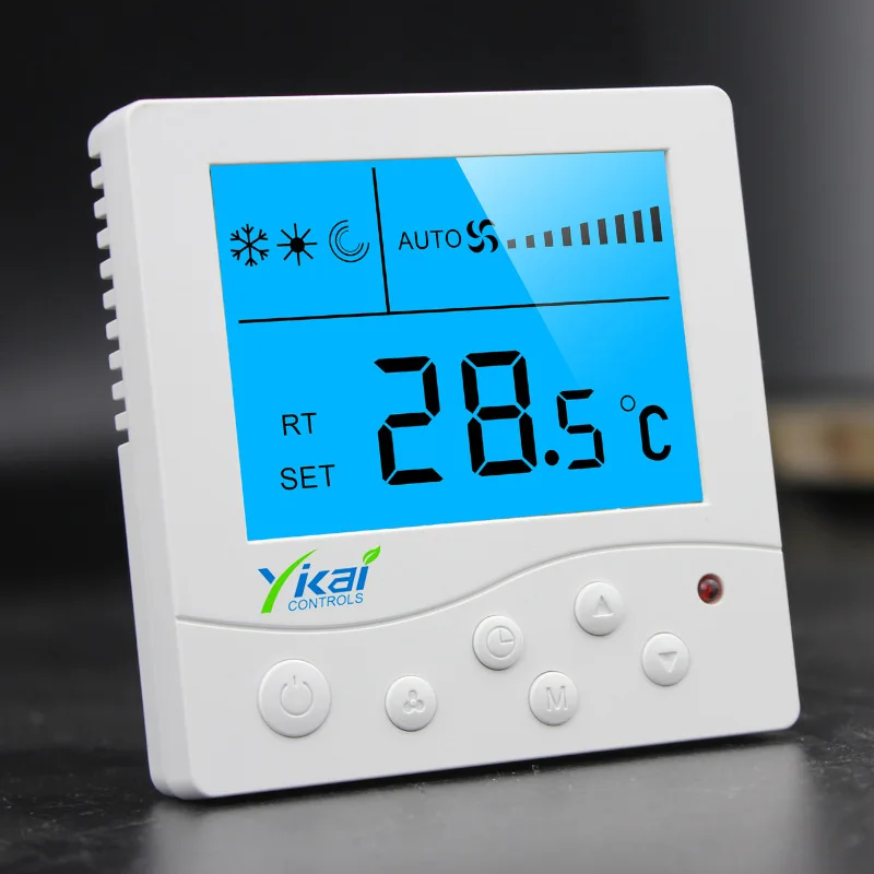 Liquid Crystal Temperature Controller for Central Air Conditioning