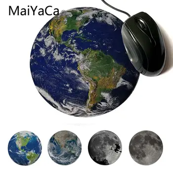 

MaiYaCa New Designs Earth Gamer Speed Mice Retail Small Rubber Mousepad Customized Your Own Style Round Mouse pads