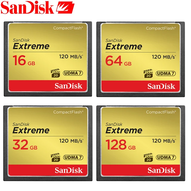 Best Price SanDisk CF Card Memory Card Extreme CompactFlash 32GB 64GB 128GB CF Card VPG-20 120MB/s For Rich 4K and Full HD Video SDCFXS Best Price SanDisk CF Card Memory Card Extreme CompactFlash 32GB 64GB 128GB CF Card VPG-20 120MB/s For Rich 4K and Full HD Video SDCFXS
