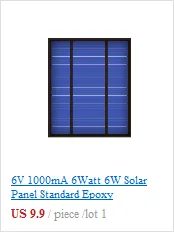 5V 5,5 V Панели солнечные 80mA 100mA 150mA 160mA 200mA 250mA 300mA 500mA 840mA мини элемент для солнечной батареи для мобильного телефона Зарядное устройство Портативный