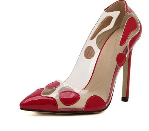 

2018 Pointed Women Pumps Spring Autumn New Brand Plus Size Fine With Thin High Heels Female.