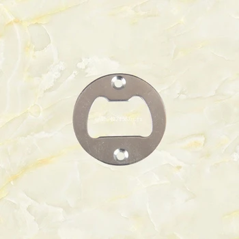 

800pcs Stainless Steel Bottle Opener Part With Countersunk Holes Round Metal Strong Polished Bottle Opener Insert Parts
