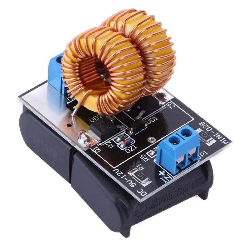 

5-12V ZVS Low Voltage Induction Heating Power Supply Module Induction Heating Board with Coil Instrument parts