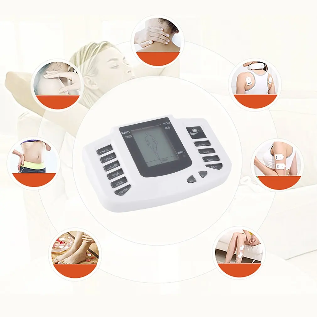 Electro-Stimulation massager electro estimulador Digital Electronic Body Slimming Pulse Massage Muscle Relax electro stimulation Electro-Stimulation massager electro estimulador Digital Electronic Body Slimming Pulse Massage Muscle Relax electro stimulation