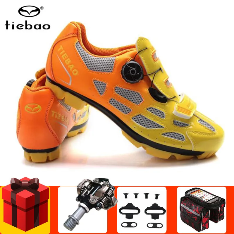 

Tiebao MTB Cycling Shoes men add SPD Pedal set sapatilha ciclismo mtb Mountain Bike Sneakers zapatos ciclismo superstar shoes