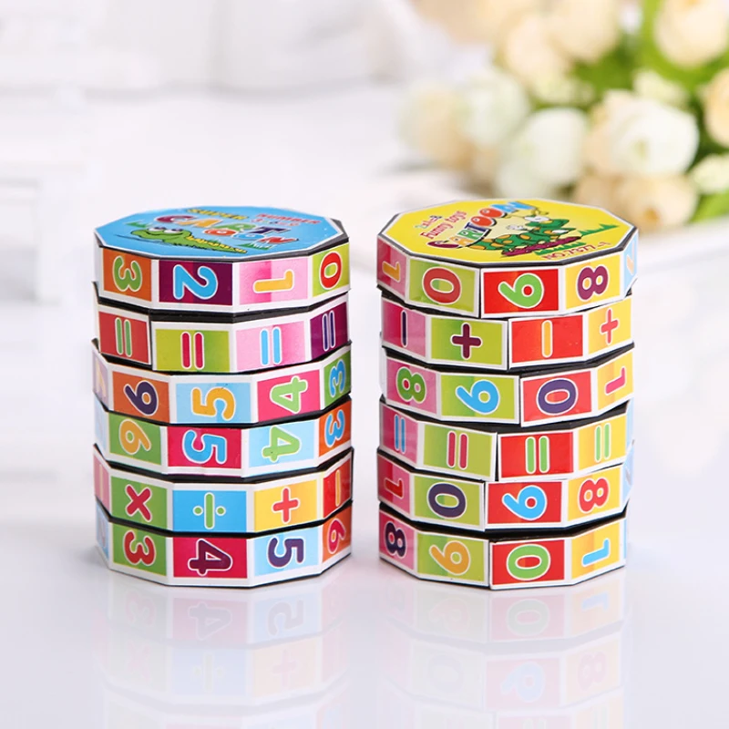 

Learning Education Math Toys Montessori Teaching Resources Puzzle Cube For Kids Number Training Aids Fun Calculate Game DS29