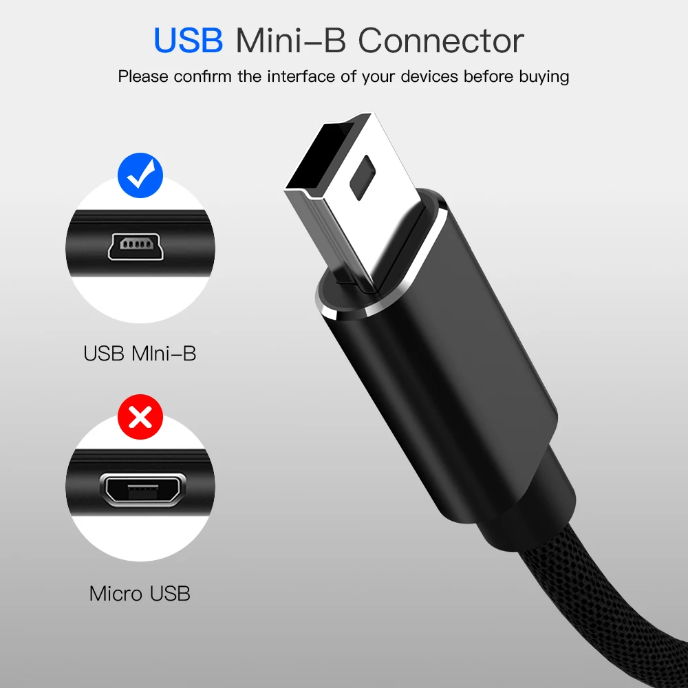 Мини-usb OTG кабель Быстрая скорость USB мини-b 5Pin папа к USB 3,0 Женский конвертер данных Кабель-адаптер для samsung galaxy Android