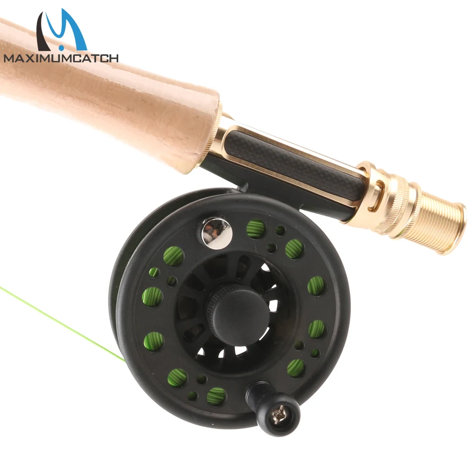 Maximumcatch 5/6/7/8 WT Fly Reel Aluminum Black Right&Left-handed Fly  Fishing Ree Fly Reel