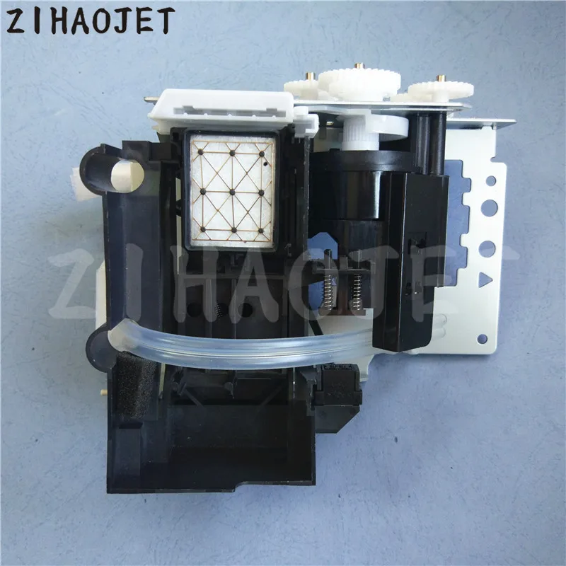 Колпачок с насосным дозатором в сборе для Epson 7800/9800/7880/9880/7450/9450/Mutoh RJ900 RJ900X насос в сборе, подлинный чернила колпачок с насосным дозатором чистый блок 1 комплект