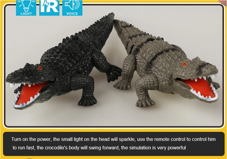 Todo o Brinquedo das Crianças de Controle Toda a Pessoa Remoto Crocodilo Criativo Novidade Presente Spoof Brinquedo Infravermelho Bebê Aprendizagem 4 Cheap Animais e robôs por radiocontrole