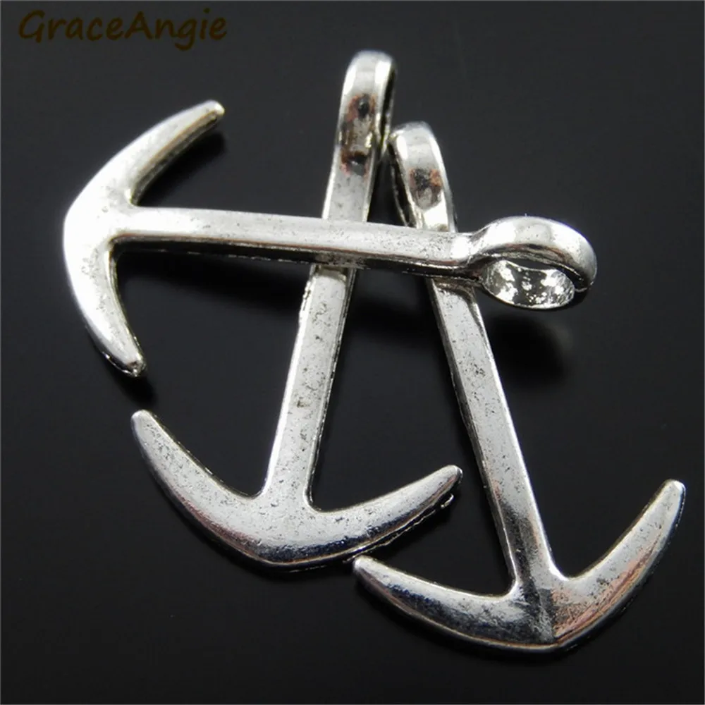 

Wholesale 10pcs Best Selling Exquisite Anchor Charms Mini Small Metal Jewelry Making Accessory Necklace Bracelet Pendant