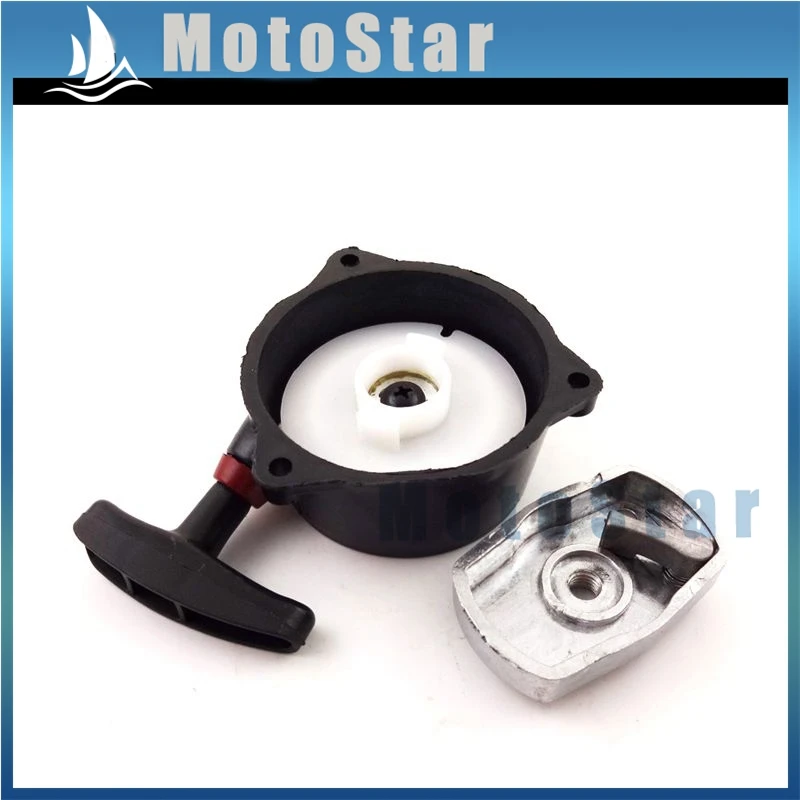 Черный стартер с отдачей запуск зажимом для Tanaka Paverunner Bladez XL Moby 35cc 2 тактный