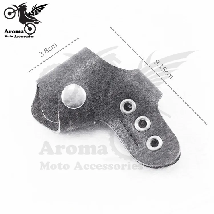 De cuero retro moto rbike de palanca de cambios de caso protector de la cubierta de la palanca de cambio de moto piezas moto rcycle Accesorios
