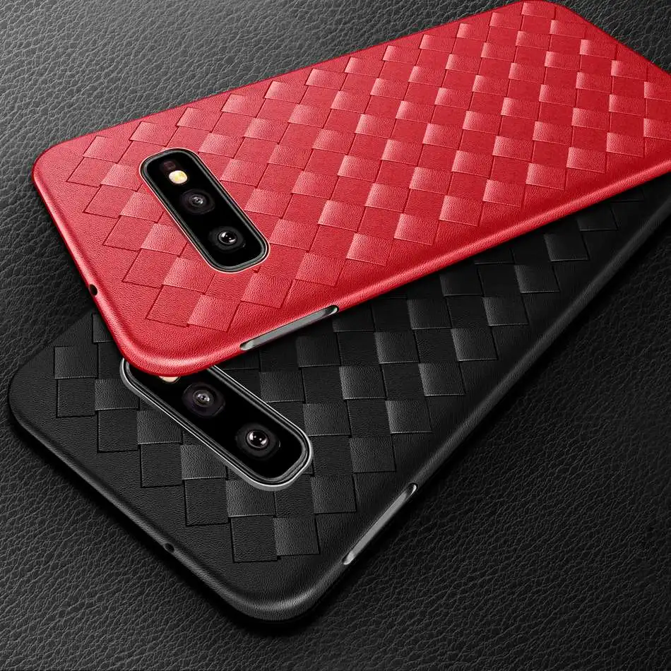 Силиконовый чехол для samsung Galaxy S10E G970 SM-G970F роскошный ткачество телефона 5 84 дюймов