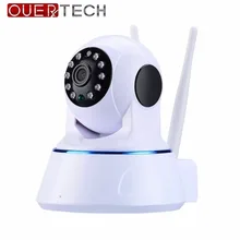 OUERTECH 1080P 2MP двойная антенна панорамирование/наклон ONVIF WiFi Крытый IP ИК камеры наблюдения CCTV День Ночь Видео монитор домашняя камера