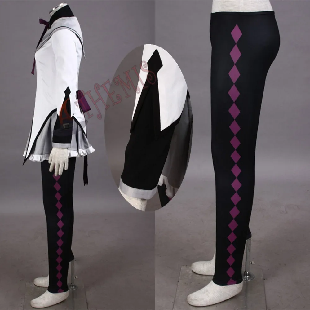 Athemis Puella Magi Madoka Magica маскарадный костюм Akemi Homura волшебное зимнее платье для девочек