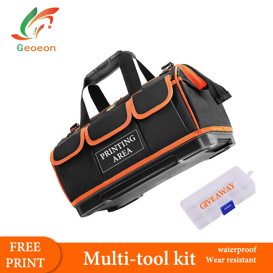 

Geoeon 20.9 / 23.6 / 26.2 inch new custom Toolkit high density 1680D double layer thick Oxford cloth waterproof wear toolbag A10