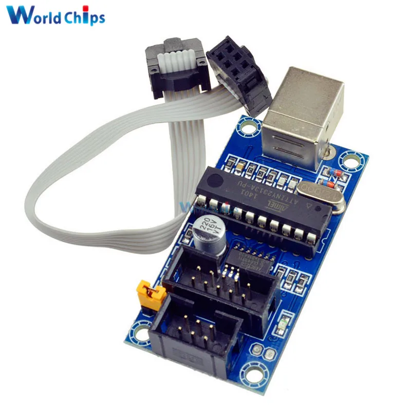 USBTiny USBtinyISP AVR ISP программатор загрузчик для Arduino IDE Meag2560 UNO R3 с 10 контактным кабелем