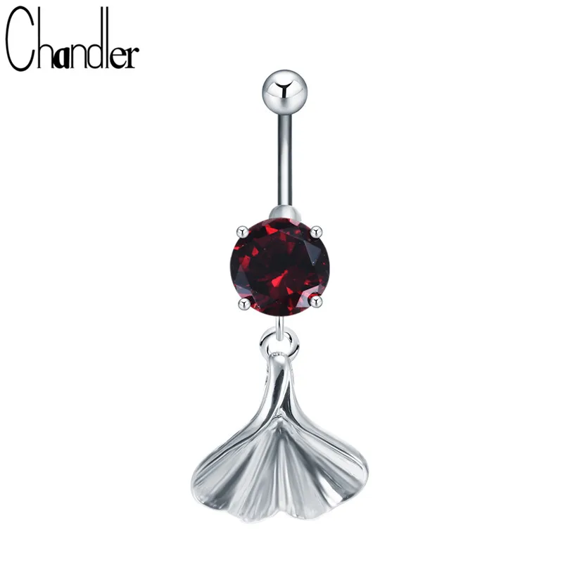 Женское кольцо Chandler из нержавеющей стали 10 шт.|body piercing|belly button ringsbutton ring |