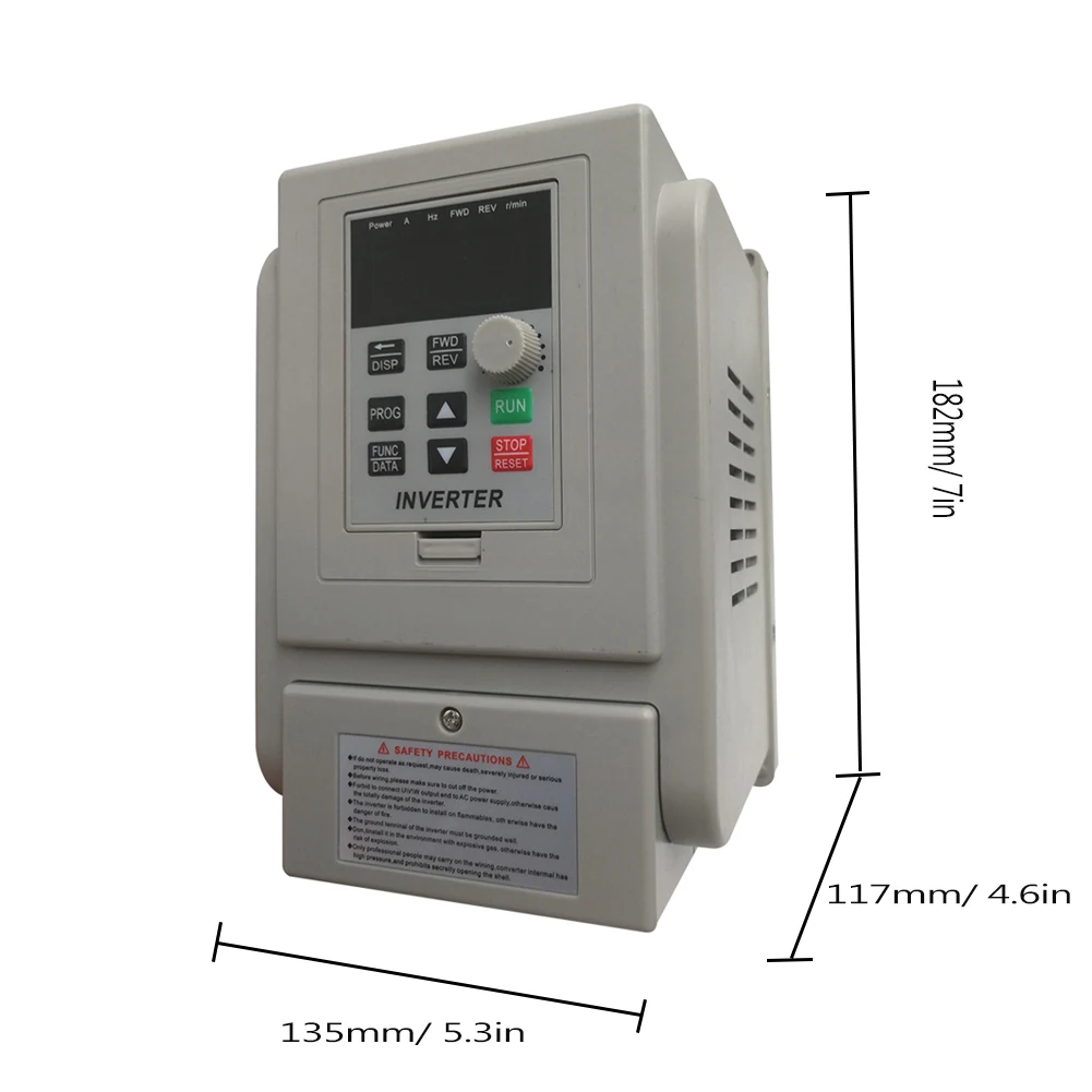 VFD инвертор 1.5KW/2.2KW/4KW/5.5KW преобразователь частоты AT1 3 P-220 V выход ЧПУ шпиндель управления скоростью двигателя VFD конвертер