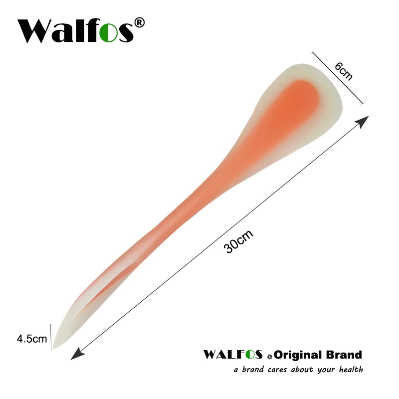 WALFOS Инструменты для выпечки тортов Двойная силиконовая лопатка ложка шпатели