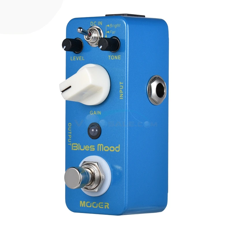 Mooer Blues Mood Style Overdrive Guitar Effect Pedal with True Bypass