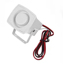 Небольшая Проводная наружная или крытая Сирена-120dp очень громкая для 12 Вольт-сигнализация