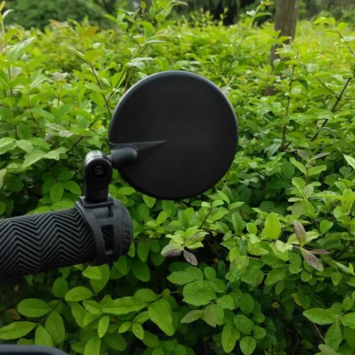 Newly 1 Pair Universal Bicycle Rear View Mirror Adjustable Cycling Handlebar Flexible Safety Rearview Mirrors Bike Accessories 1