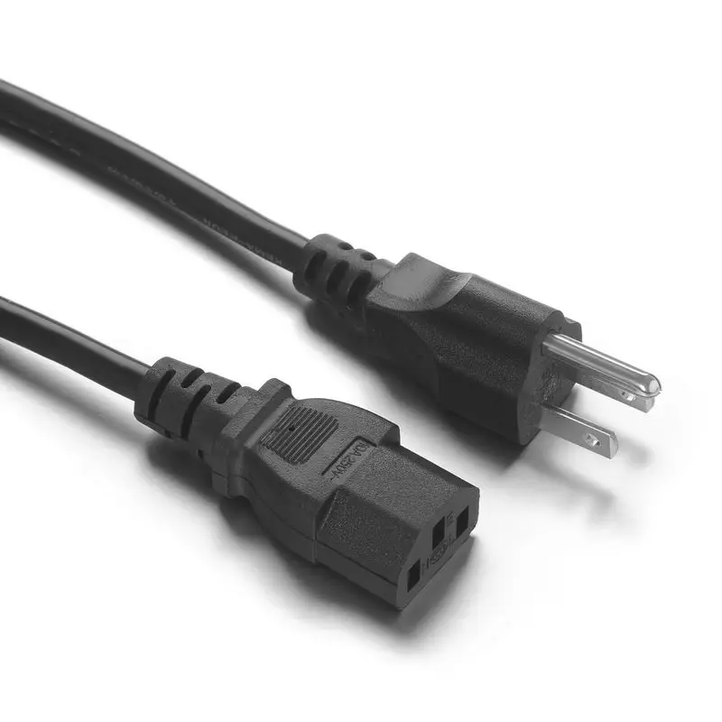 30pcs PC Desktop Monitor Computer 3 Prong US Plug AC Power Extension