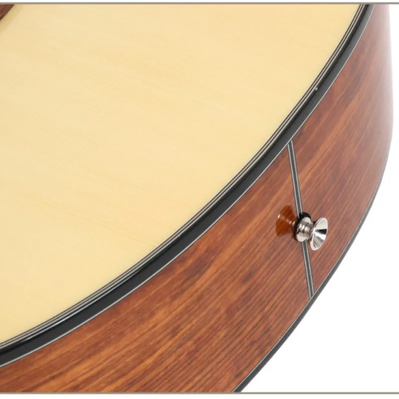 Гитара акустическая электрическая стальная струна 40 дюймов A-Body Guitarra 6 струн поп-фолк Cutaway дерево цвет высокий Глянец звукосниматель орех