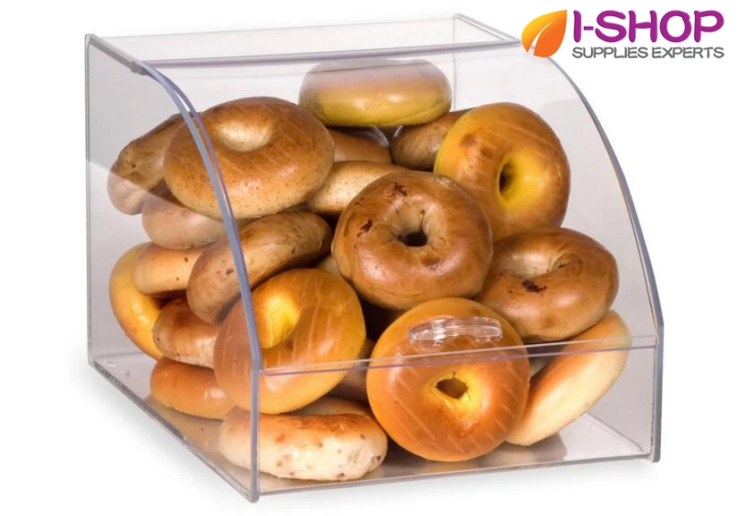 Countertop Acrylic Bakery Display Case For Sale Bulk Bread Storage