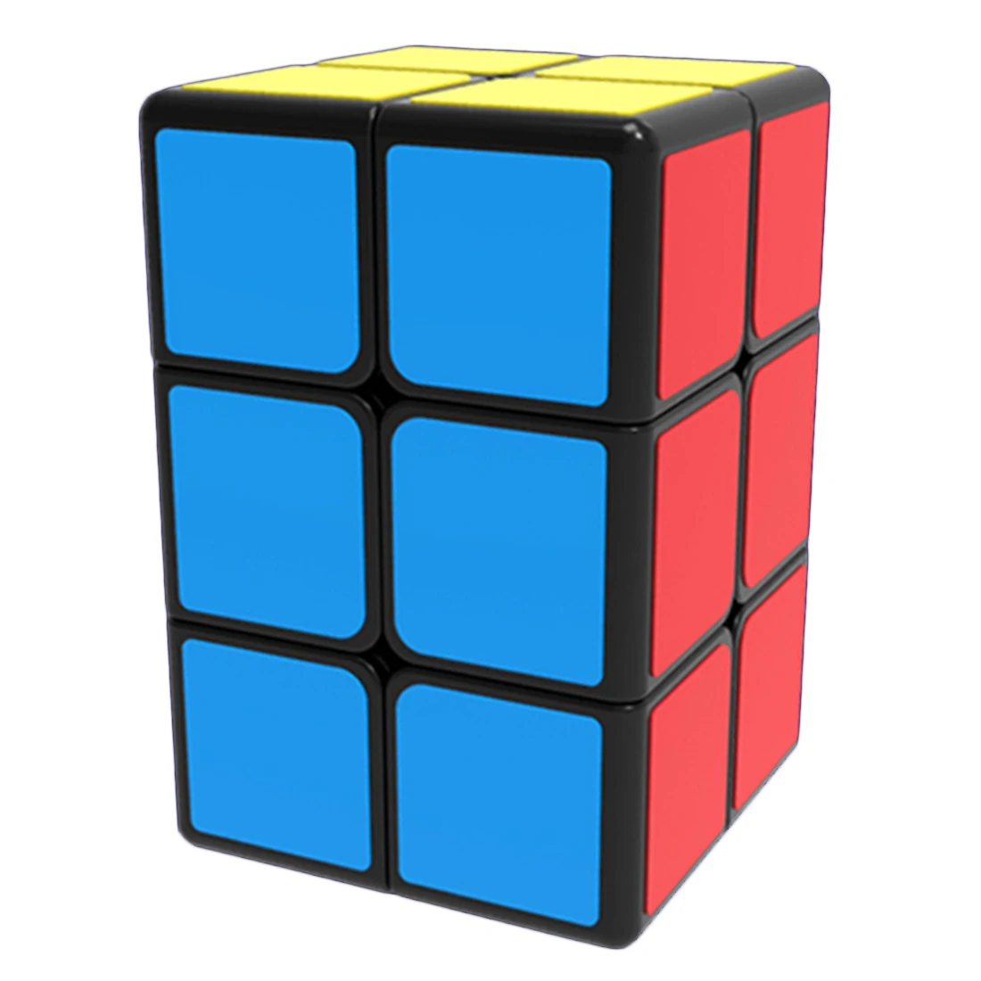 Mofangge 2x2x3 Magic Cube гладкая творческая головоломка - Цвет: Черный