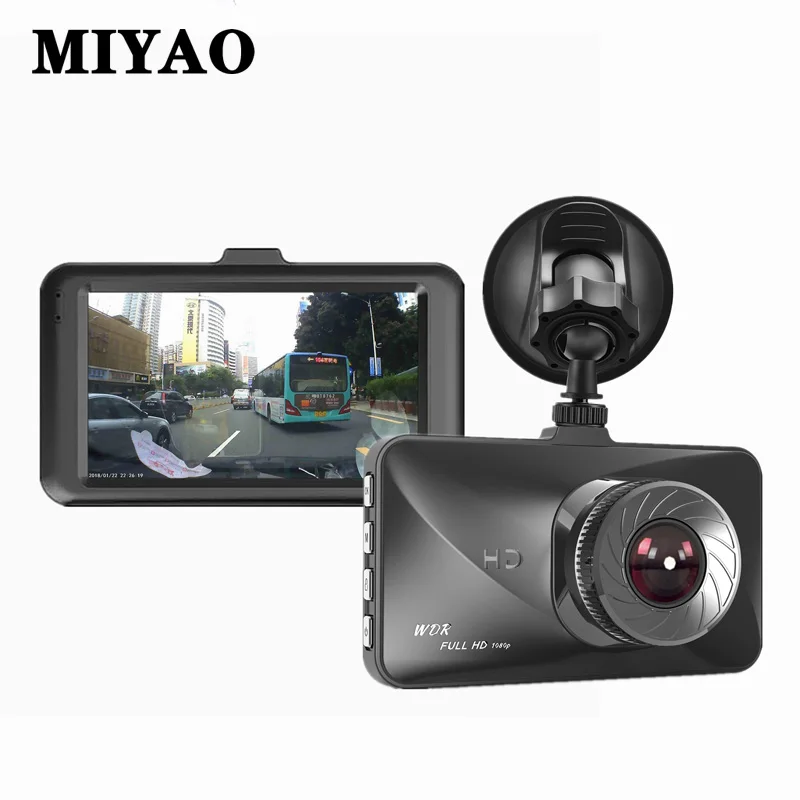 MIYAO Dash Cam Driving Video Recorder Car Dvr Camera Full HD 1080P Night Vision Hidden 24-hour Park Monitoring Dash Cam G-sensor